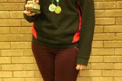 Sarah got Gold medal and trophy for womens recurve and Team gold!